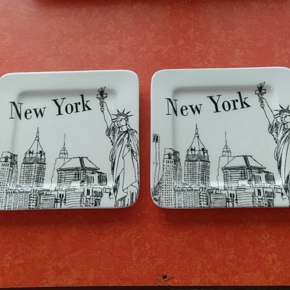 Set of 2 identical plates